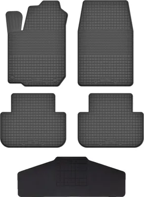 Produktbild von Gummi Fußmatten Set Für: Toyota Rav4 Iv (2013-2019) Gummimatten Schwarz