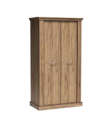 Produktbild von Zweitüriger Kleiderschrank AILISH – Breite 107 cm, Kraftgold-Eiche