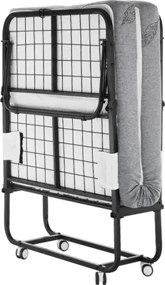Image de Lit pliant avec matelas en mousse de 12,7 cm pour adultes et invités