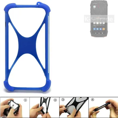Produktbild von K-S-Trade Handy Hülle kompatibel mit Cubot KingKong Mini 3 Silikon Schutzhülle Cover Case Bumper Silikoncase TPU Softcase Schutz Hülle Smartphone