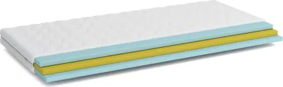 Produktbild von FURNLUX Federlose Matratze Livello Weiss 80x180cm / Hauptfarbe: Weiß / Abmessungen: 80 x 180 x 12 cm