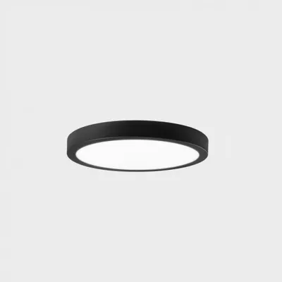 Image de KOHL LIGHTING KOHL-Lighting DISC SLIM plafonnier diamètre 145 mm noir 12 W CRI 80 4000K DALI