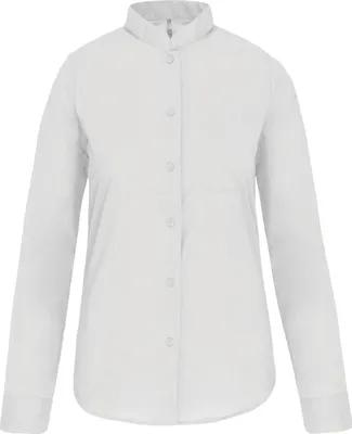Produktbild von Kariban Damen hemdbluse mao-kragen langarm
