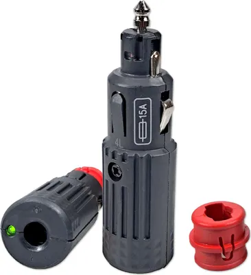 Produktbild von Zigarettenanzünderstecker | 12-24V | 16A | LED | 15A Sicherung