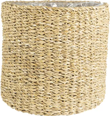 Produktbild von Ter Steege Pflanzenkorb Seegras Natur-Beige D 26 cm H 23 cm Öffnung 21,5 cm