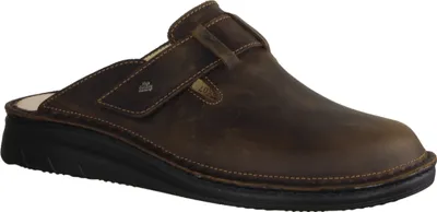 Produktbild von Finn Comfort Petare Herren Pantolette, Barrel (dunkelbraun), Leder, - Marken Finn Comfort, Braun, leder (antik)
