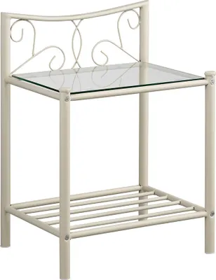 Image de Lieko Table de nuit Emelie Blanc