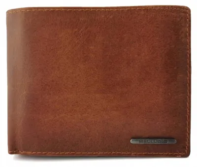 Produktbild von Bellugio Herren-Geldbörse Leder RFID Cognac