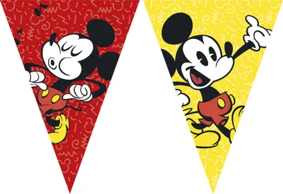 Produktbild von Micky Maus Classic Wimpelkette
