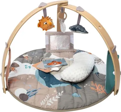 Immagine prodotto di Coperta da gioco Bo Jungle con trapezio in legno Ocean Bliss