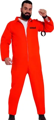 Immagine prodotto di Fiestas Guirca - Costume da prigioniero per uomo FG504 (XL) (Arancione)