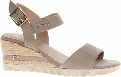 Produktbild von Damen s.Oliver Sandalen 5-28713-42 hell taupe 37