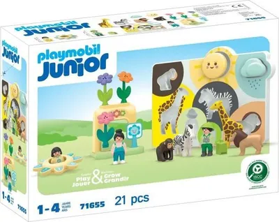 Immagine prodotto di PLAYMOBIL Junior, Il mio primo PLAYMOBIL 71655, 21 pezzi, dai 12 mesi in su, set colorato