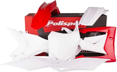 Produktbild von Polisport Mx Honda Crf250r 14-17 Crf450r 13-16 Oem 90536 Plastikbausatz Rot,Weiß  Rot,Weiß One Size