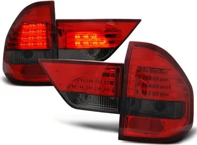 Obrázek produktu pro LED zadní světla vhodná pro BMW X3 E83, modelový rok 2004–2006, červená/kouřová
