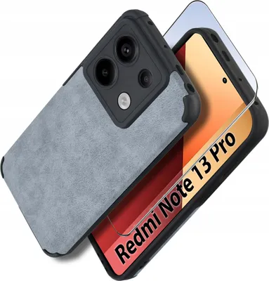 Immagine prodotto di Custodia per Xiaomi Redmi Note 13 Pro 4G in silicone VINTAGE IN PELLE + Vetro 9H