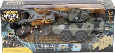 Produktbild von Intro-Spezialkampfpanzer mit Hubschrauber und 2 Figuren