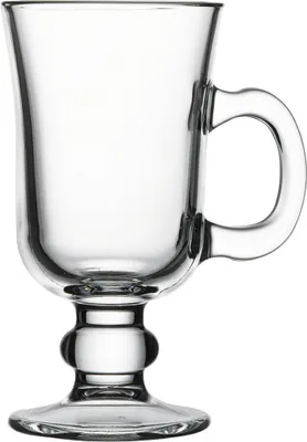 Produktbild von Glastasse Irish Coffee 230 ml Teetasse Kaffeetasse Becher mit Henkel
