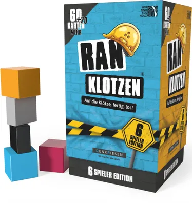 Produktbild von DENKRIESEN - RANKLOTZEN® - "Auf die Klötze, fertig, los!" - 6 Spieler Edition