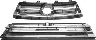 Image de Grille De Calandre Avant Supérieure Inférieure Pour Pare-Chocs Avant Pour Toyota Corolla 2020-2022 2 Pièces Noir