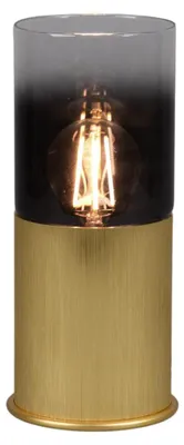 Zdjęcie produktu dla Lampa stołowa ROBIN złoto-biała 1xE27x40W metal wym:25,5x11x11cm IP20 Trio