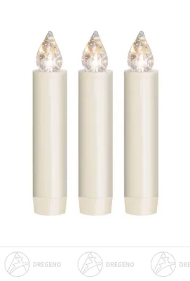 Zdjęcie produktu dla LUMIX CLASSIC MINI S, zestaw rozszerzeń Superlight 3 świeczki, 3 baterie Wysokość = 8 cm NOWOŚĆ