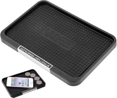 Immagine prodotto di Portaoggetti in silicone per auto per telefono e chiavi - 1 pezzo - Nero - Silicone