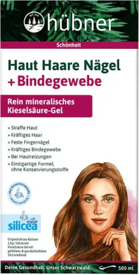 Product packaging with text and an illustration of a woman.