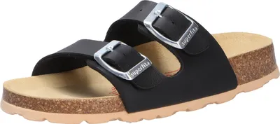 Produktbild von Superfit Fussbettpantoffel Kinder Pantolette schwarz, 0-800111-0000 - Gr. 36