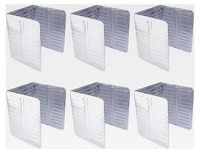 Produktbild von Ölbeständige Aluminiumfolie 6 Stück als Spritzschutz für Herd und Pfannen in der Küche