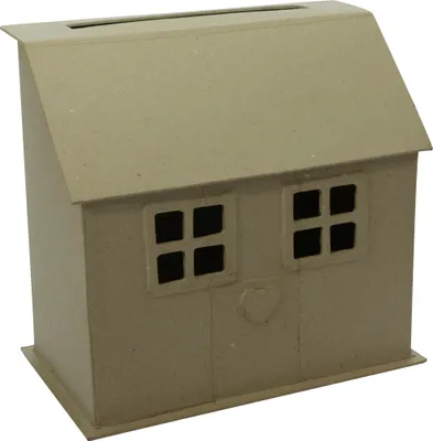 Zdjęcie produktu dla Décopatch, Pappmaché Urne Haus 15x26x24,5cm
