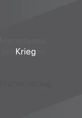 Produktbild von Metastasen des Krieges