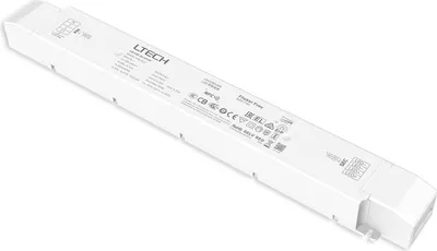 Produktbild von LTECH LM-150-24-G1T2F – 24V 150W LED-Netzteil, dimmbar mit Triac, ELV  und  Push DIM, flackerfrei, per NFC konfigurierbar