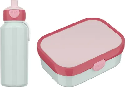 Produktbild von Mepal CAMPUS Lunchset 2-teilig Switch - Cool Mint / Cool Pink
