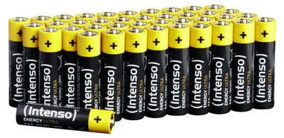 Obrázok produktu pre Intenso 7501510 - Energy Ultra Alkaline Batterie AAA Micro 40er-Pack - Batterie, Batéria na jedno použitie, AAA, Alkalický, 1,5 V, 40 kusov, 1250 mAh