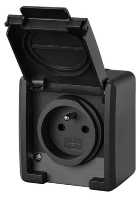 Image de AQUANT 2K prise N/T IP55 2P+T ANTHRACITE 5041-17 EPN