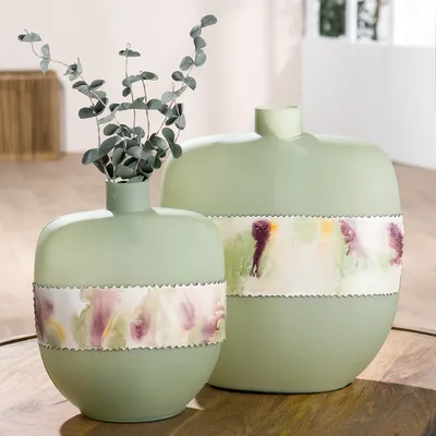 Zdjęcie produktu dla Gilde Vase, bauchig, Imperial, Glas, grün, VE 1 Höhe: 33.00 cm Breite: 30.00 cm Tiefe: 12.00cm 51786