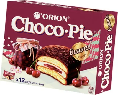 Produktbild von Orion Choco Pie Kirsche 12er Pack
