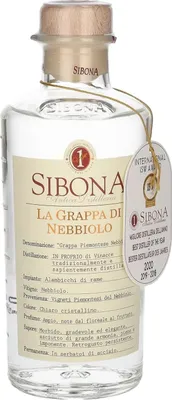 Produktbild von Sibona La Grappa di NEBBIOLO 40% Vol. 0,5l