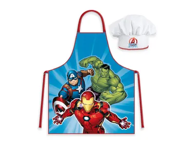Obrázek produktu pro Zástěra pro děti s kuchařskou čepicí Avengers