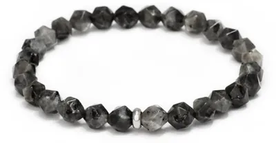 Immagine prodotto di Bracciale di perle in larvikite MINK151/17.