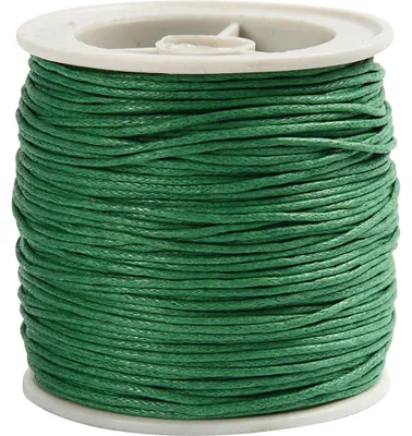 Produktbild von Baumwollschnur, Dicke 1 mm, Grün, 40 m/ 1 Rolle [HOB-51573]