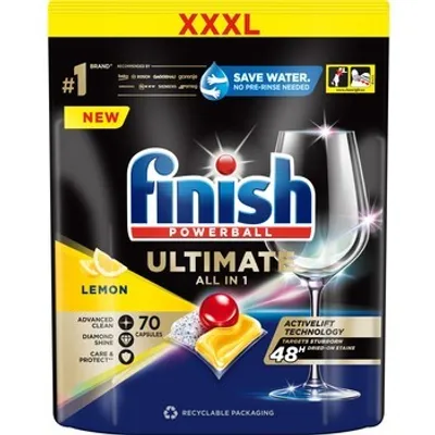 Produktbild von Tablety do myčky FINISH Ultimate All-in-1 70 citronů