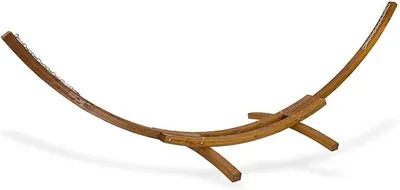 Imagen del producto de Silecomplaza, estructura para hamaca de madera, soporte para hamaca, hamaca, modelo HMG400, capacidad de hasta 300 kg, estable, robusta, ideal para jardín, terraza y uso en exteriores