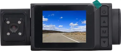Zdjęcie produktu dla Kamera samochodowa, 2-calowy ekran HD IPS, 3 obiektywy, obrotowa, 1080P, nagrywanie w pętli, noktowizor, kamera samochodowa, rejestrator, jazda, parkowanie