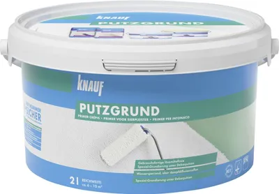 Produktbild von Knauf Putzgrund 2 l, Fleckensperre, dampfdiffusionsoffen für Dekorputze