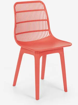 Immagine prodotto di Sedia in polipropilene per cucina, bar, ristorante, giardino moderno Bluetit - Rosso