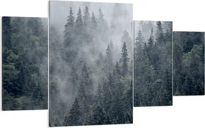 Produktbild von Bild auf Leinwand - Leinwandbild - Wald Baum Natur - 160x90cm - Wand Bild - Wanddeko - Wandbilder - Leinwanddruck - Bilder - Kunstdruck - Wanddekoration - Leinwand bilder - Wandkunst - DL160x90-4074