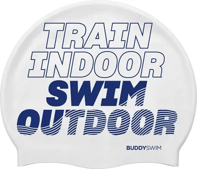 Produktbild von Buddyswim Tso Badekappe Weiß Weiß One Size