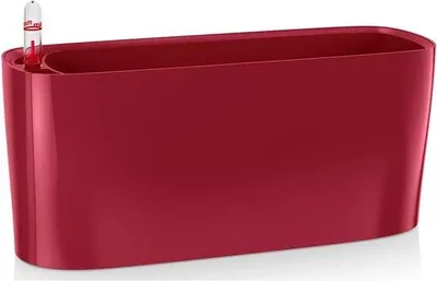 Produktbild von Famanu Blumentopf mit Bewässerungssystem - Rot Hochglanz, 10 cm
